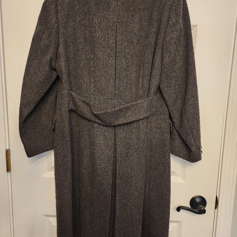 Vintage Mens PIERRE CARDIN 100%wool Top Coat - Picture 5 of 16